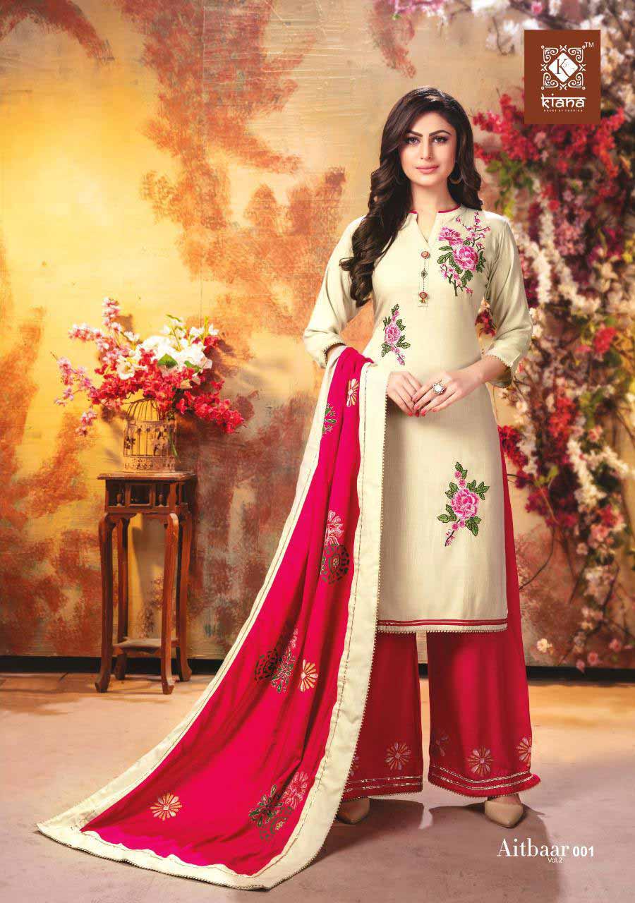 Kiana Aitbaar Vol-2 Gold Foil Print Kurti Sets Kiana Aitbaar Vol-2 Gold Foil Print Kurti Sets